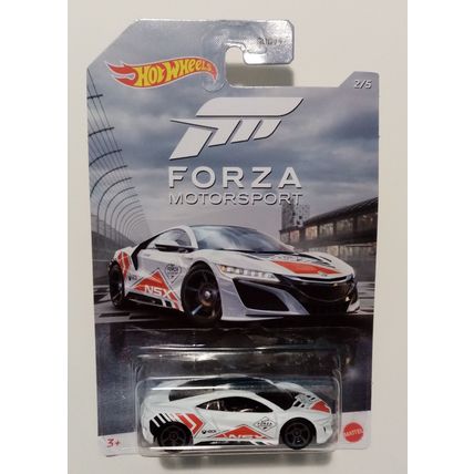 Acura NSX White/Red Forza Motorsport Scale 1:64 Hot Wheels