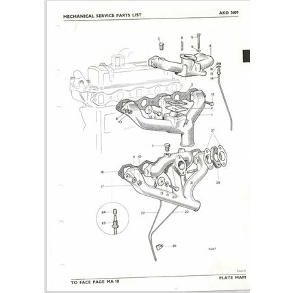 BMC Half Ton Commercial Vehicles Parts List Catalogue AKD3409 1967 PDF