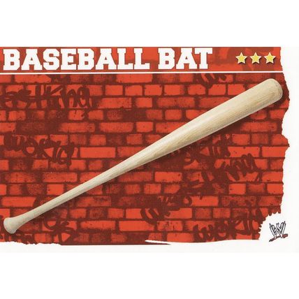 Slam Attax Mayhem TCG Baseball Bat Prop Card