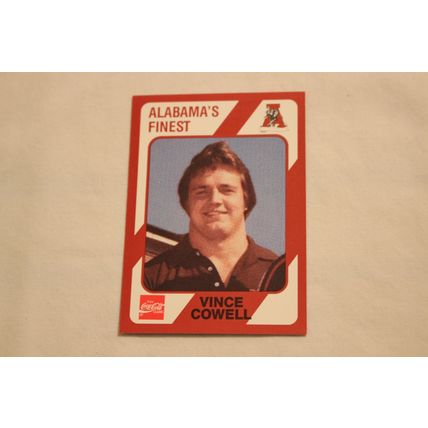 Vince Cowell 1989 Collegiate Collection Alabama's Finest NO. 336