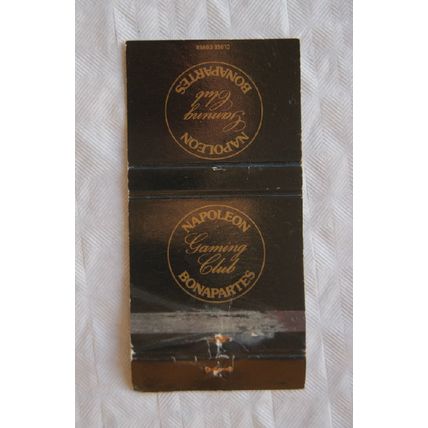 old Matchbook Cover- Napoleon Bonapartes Gaming Club