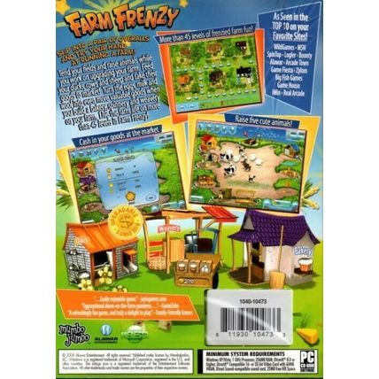 Farm Frenzy (PC-CD, 2008) for Windows XP/Vista - NEW CD in SLEEVE