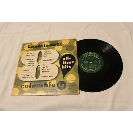 Andre Kostelanetz 10" LP with Original Cover-8 ALL-TIME HITS