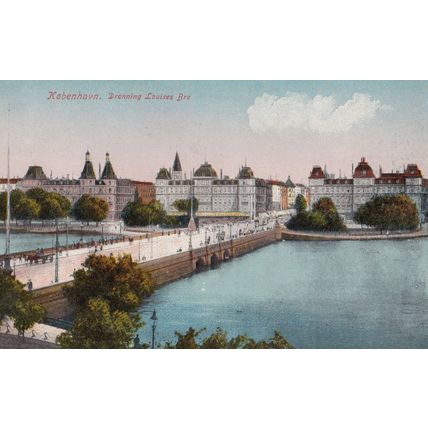 Dronning Louises Bro Kobenhavn Denmark Postcard
