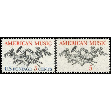 1252a, BLUE COLOR OMITTED MAJOR ERROR VF NH - Stuart Katz