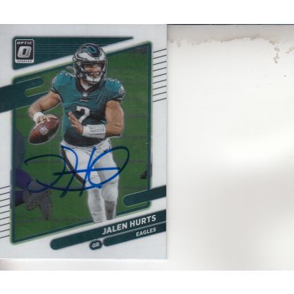 JALEN HURTS 2021 AUTOGRAPHED PHILADELPHIA EAGLES ALL-PRO SUPER BOWL QUARTERBACK