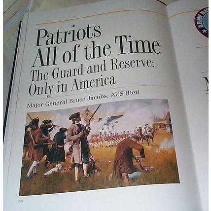 THE ARMY HISTORICAL FOUNDATION BOOK - 2001 - - Padded Hardcover