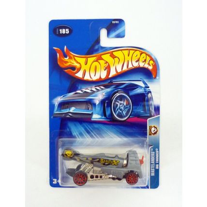 Hot Wheels Big Thunder #185 Wastelanders Gray Die-Cast Car 2004