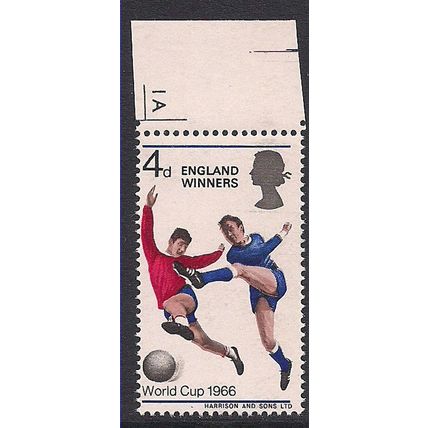 GB 1966 QE2 4d World Cup Football England Winners SG 700 Umm ( B1365 )