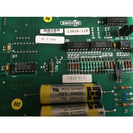 MOORE 13818-11R,R-7/00,13818-51-1 BOARD,CR