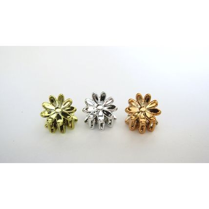 Micro mini extra tiny metalic colored daisy flower acrylic hair claw clip