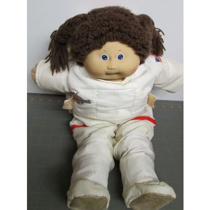 Excellent 1985 Cabbage Patch Kid YOUNG ASTRONAUT Doll GIRL COMPLETE Suit Vintage