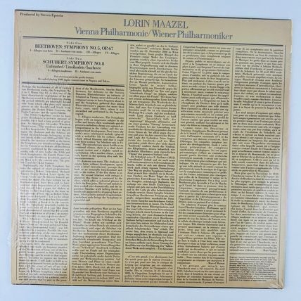 Lorin Maazel Symphony No 5 Op 67/Symphony No 8 Unfinished Vinyl LP Record Album