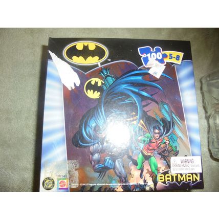 BATMAN PUZZLE and GLASS MUG!! DC Comics! $17.00 Shipped!! For the Comics...
