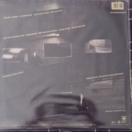 Stabilizers – Tyranny (CBS26854) 1986 (LP)
