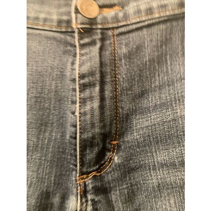 Lee Women's Blue Jeans Zip Button Pockets Stretch Relaxed Fit Size 12 Long