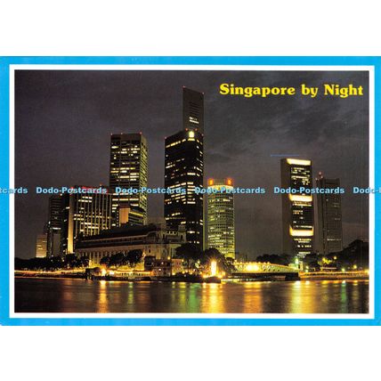 D028580 Singapore by Night. The financial heart of Singapore. Associated Marketi