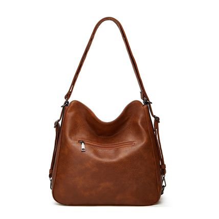 Women Shoulder Bag Vintage Crossbody Purse Handbag Brown
