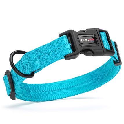 Nylon Collar W3/4" L13"-20" Dogline Blue