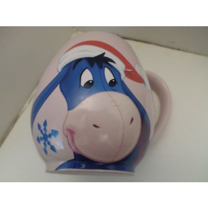 Disney - Churchill - Seasons Greetings - Eeyore - Pink - Barrel Tea/Coffee Mug