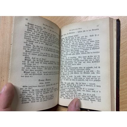 RARE* c1890s HENRIK IBSEN GESPENSTER (GHOSTS) GERMAN FICTION ANTIQUE BOOK (P3)