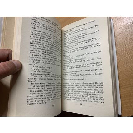 1989 JONATHAN KELLERMAN "SILENT PARTNER" FICTION HARDBACK BOOK (P5)
