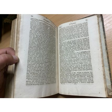 RARE* 1809 "THE AGRICULTURAL MAGAZINE" JANUARY TO JUNE 1809 ANTIQUE BOOK (T4)