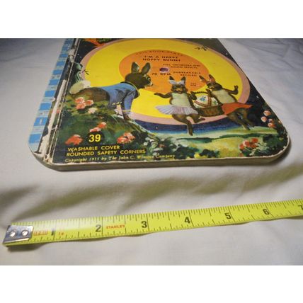1955 Magic Talking Book: The Tale of Peter Rabbit! The Record IS the Book! $20.0