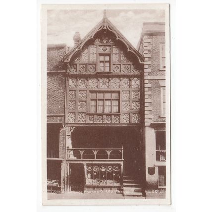 God's Providence House Chester Postcard Cheshire Lang's Series