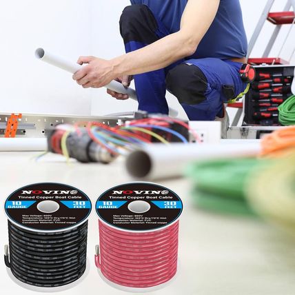 10 Gauge Marine Wire 10 AWG Marine Grade Wire Include 10 Gauge 30FT Red & 30FT B