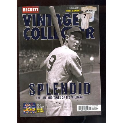 TED WILLIAMS Beckett Vintage Collector magz. SPLENDID LIFE & TIMES OF T.WILLIAMS