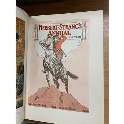 1923 HERBERT STRANG'S ANNUAL 16th YEAR ILLUSTRATED LARGE HARDBACK BOOK (P6)
