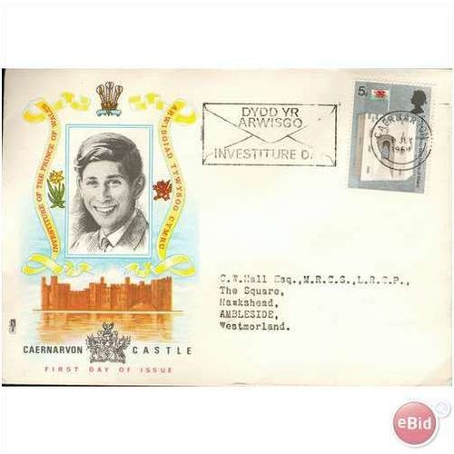 GB FDC 1969 - Investiture Of The Prince Of Wales 9