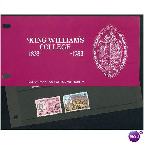 Isle Of Man 1983 Presentation Pack - SG 251-254 - King William's College