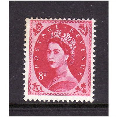 GREAT BRITAIN 1960 SG617b 8d MAGENTA U/M MINT #2