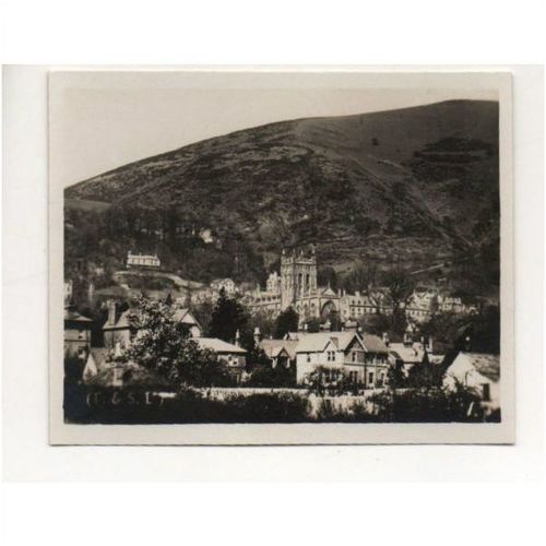 Malvern, Worcestershire Priory Church hill. Small snapshot for scrapbook, album