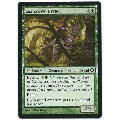 Magic the Gathering MTG Theros 161/249 Leafcrown Dryad