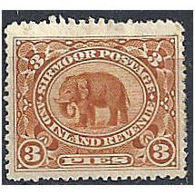 Dirmoor (IFS) 1894 SG22 3p Orange-Brown Mounted Mint . .