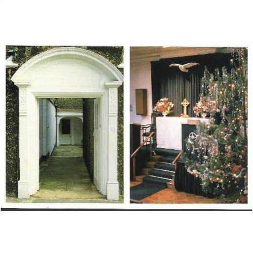 London - White Eagle Lodge, St Mary Abbots PLace, Kensington - postcard