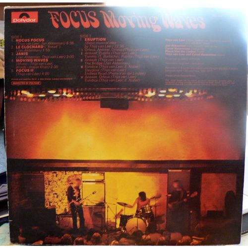 Focus - Moving Waves - 1971 - Blue Horizon/Polydor 2931-002 B