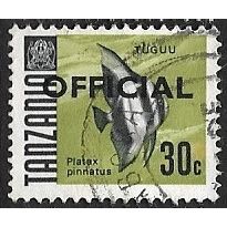 TANZANIA 1967/1971 SG O24 - fine used (o) - FISH