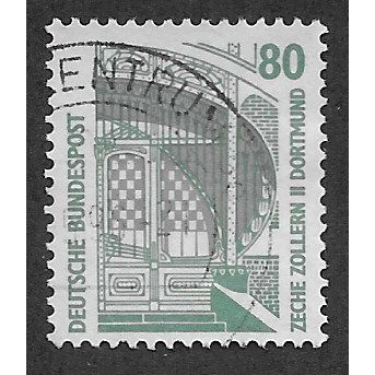 GER 1987 80pf 'TOURIST SIGHTS' FINE USED (EBID54-499)