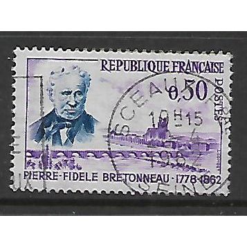 FRANCE 1962 50c DR P F BRETONNEAV SG 1561 FINE USED#2