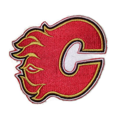 Calgary Flames Logo Iron On Patch