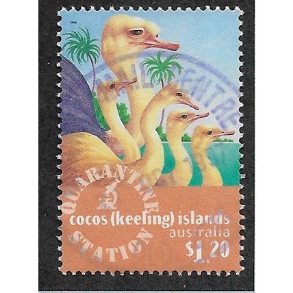 CKI 1996 $1.20 'QUARANTINE STATION' FINE USED (EBID70-907)