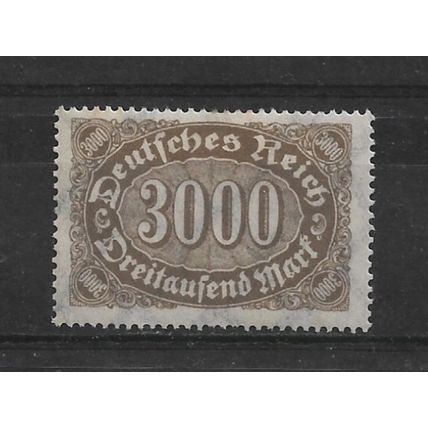 Germany.SG243 3000m Brown.Mounted Mint.Nov21