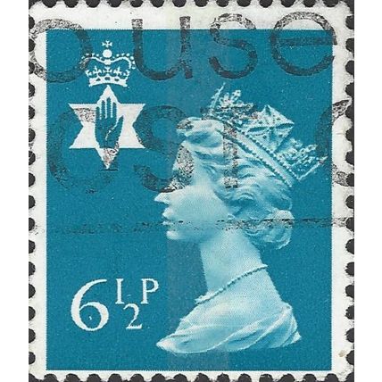 NORTHERN IRELAND, QE II, Machin, cerulean 1976, 6½p