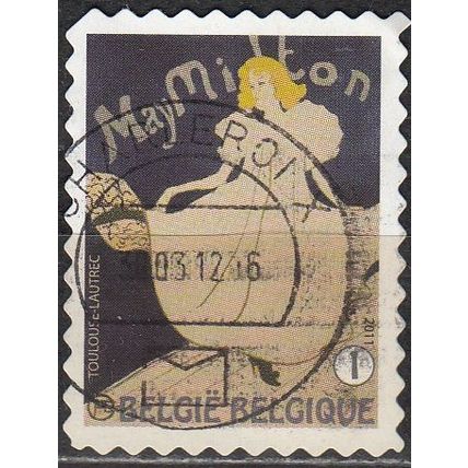 Belgique 2011 COB 4147 O Cote (2016) 1.70 Euro Henri de Toulouse-Lautrec May