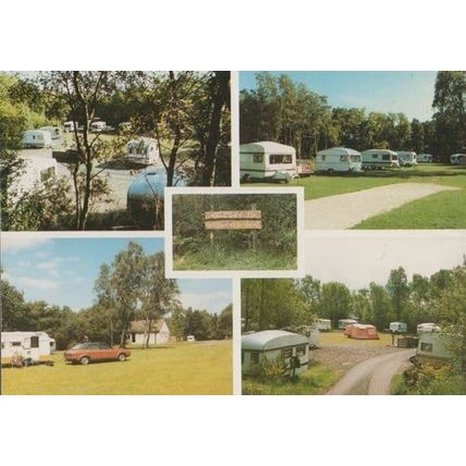 Fallowfield Dene Caravan Club Site 1970s Northumberland Postcard