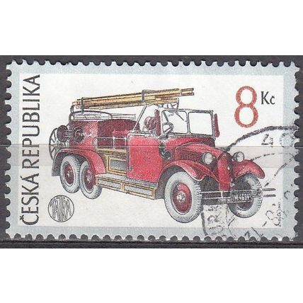 Ceska Republika 1997 Michel 160 O Cote (2009) 0.20 € Tatra Camion pompiers 1933